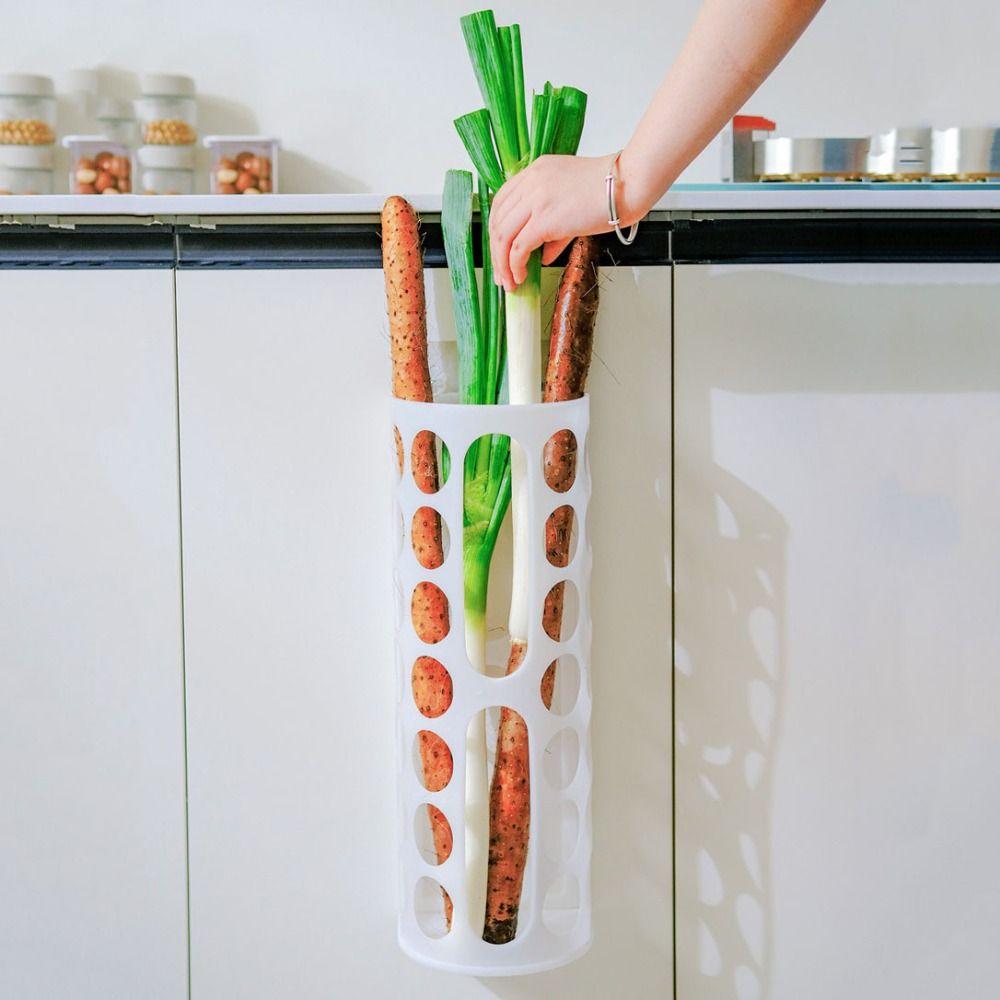 Wall Mount Garbage Bag Storage Box Plastic Grocery Storage Holder Garbage Bag Dispenser  Kitchen