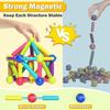 Articulated Magnetic Construction Puzzle Toy Magnetic Sticks Montessori Toy  Desktop Decoration