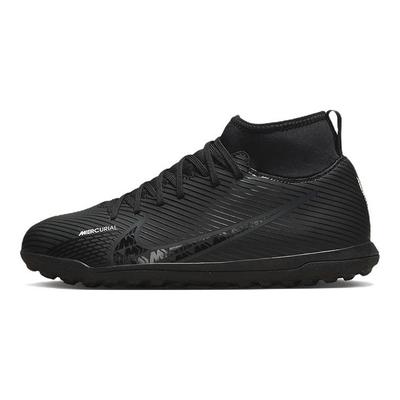 Mercurial Superfly 9 Club TF GS Black Dark Smoke Grey Kids Sneakers Summit-White Volt DJ5954-001