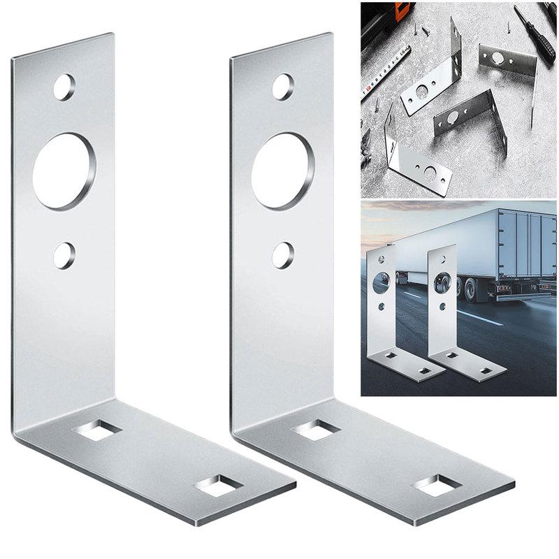 2pcs Trailer Taillight Bracket L Shape Shaped Bracket Trailer Light Brackets for Boat Utility Trailer Lights Parts Accessories