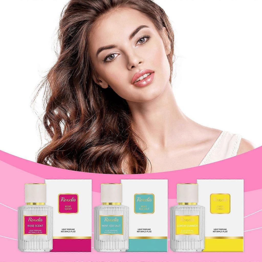 Charming Perfume Series Moisturizing, Elegant, Fresh, Long-lasting Fragrance, Refreshing and Non-sticky, Exuding Personality Charm 30ml* Rose Less