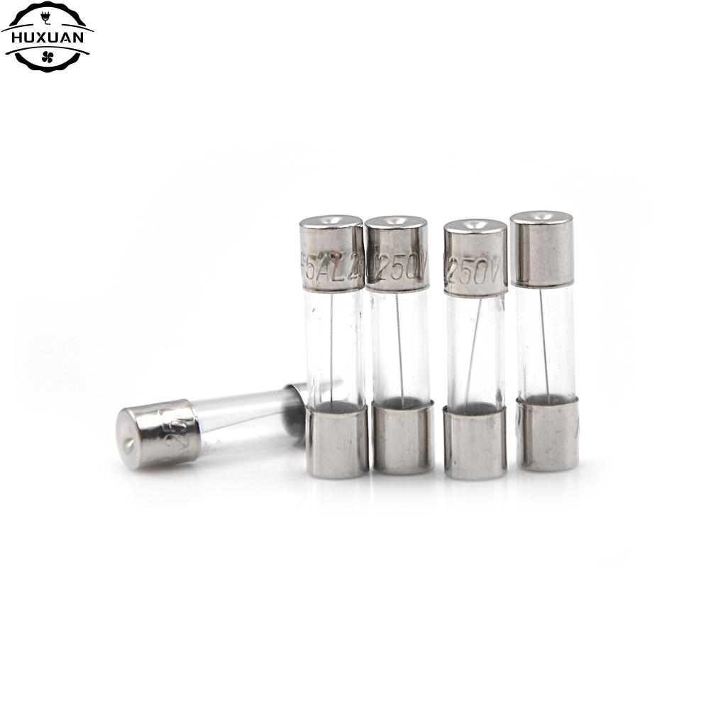 100Pieces Glass Fuse Tube 5*20 Mm 0.5A 1A 3A 3.15A 5A 10A 15A 20A 5 X 20mm Wholesale
