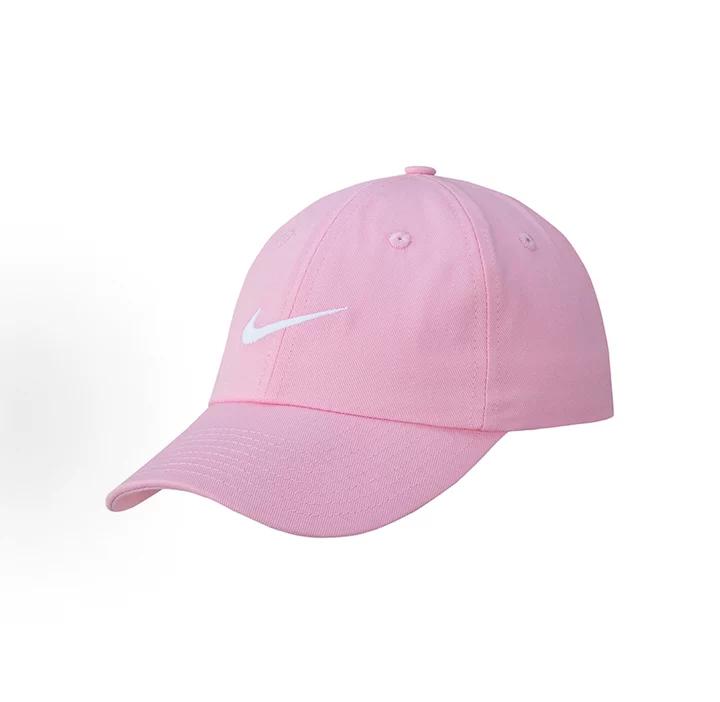 Nike Vintage Logo Embroidered Curved Brim Hat for Young Men Women, Adjustable Breathable UV Protection Headwear   N32543018GS-003