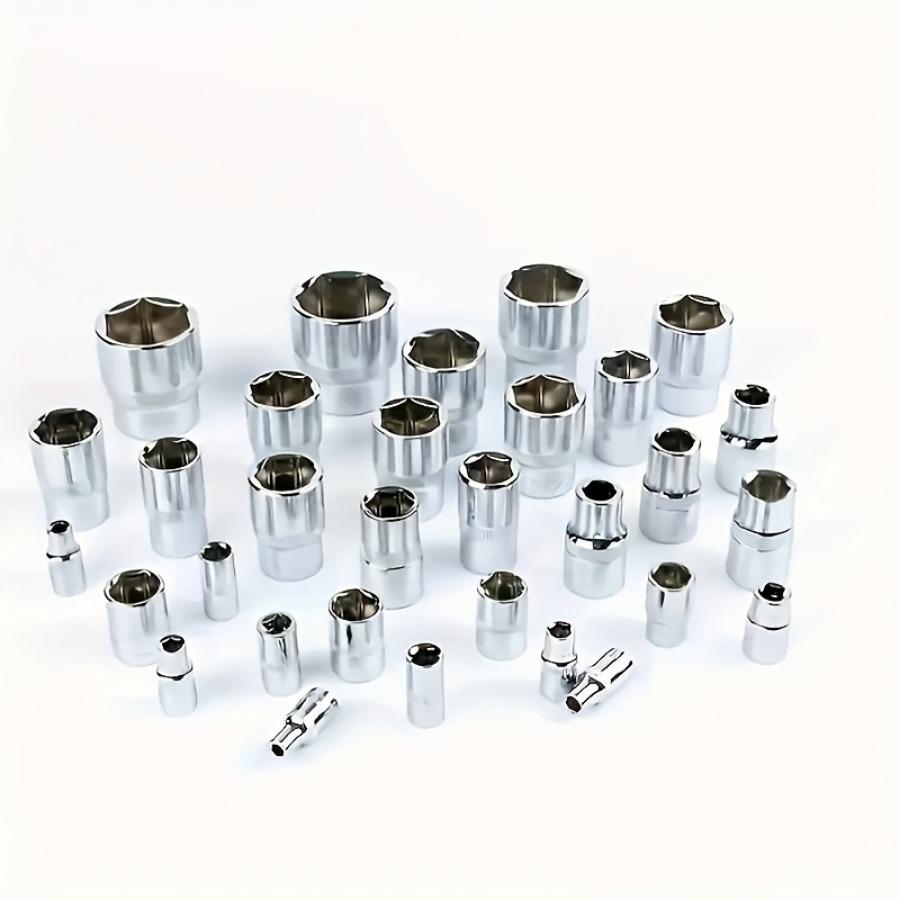 Sada nástrčných klíčů 53 ks Prodlužovací tyč Multifunkční ráčnový klíč Sada ručního nářadí pro opravy motocyklů