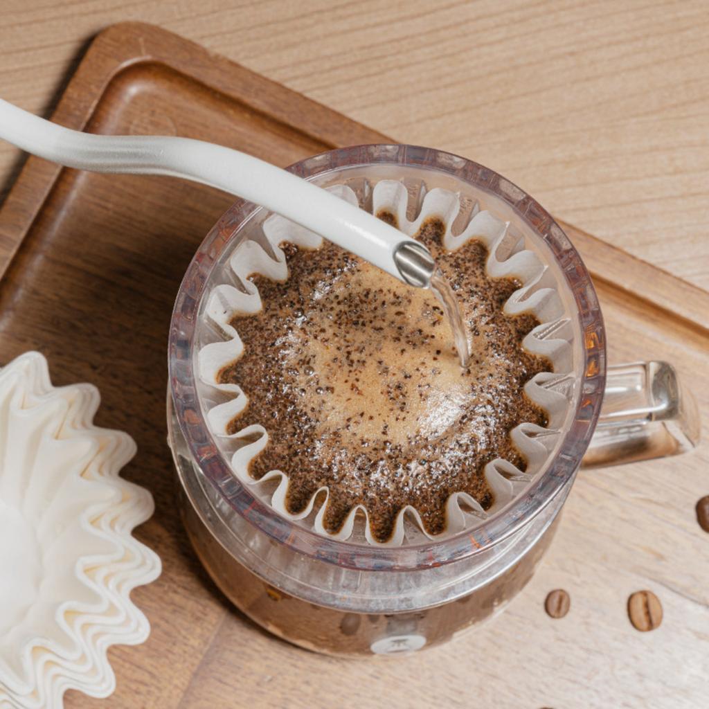 500pcs Coffee Filter Paper, Suitable For Coffee Machine Replacement Round Coffee Filter Paper, Disposable Paper Filter Paper
