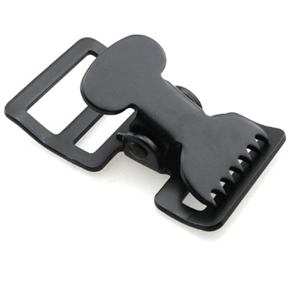 5pcs Strap Buckles Replacement Heavy Duty Metal Webbing Clip for Backpack Luggage Pet Collar DIY Inner 38mm Black