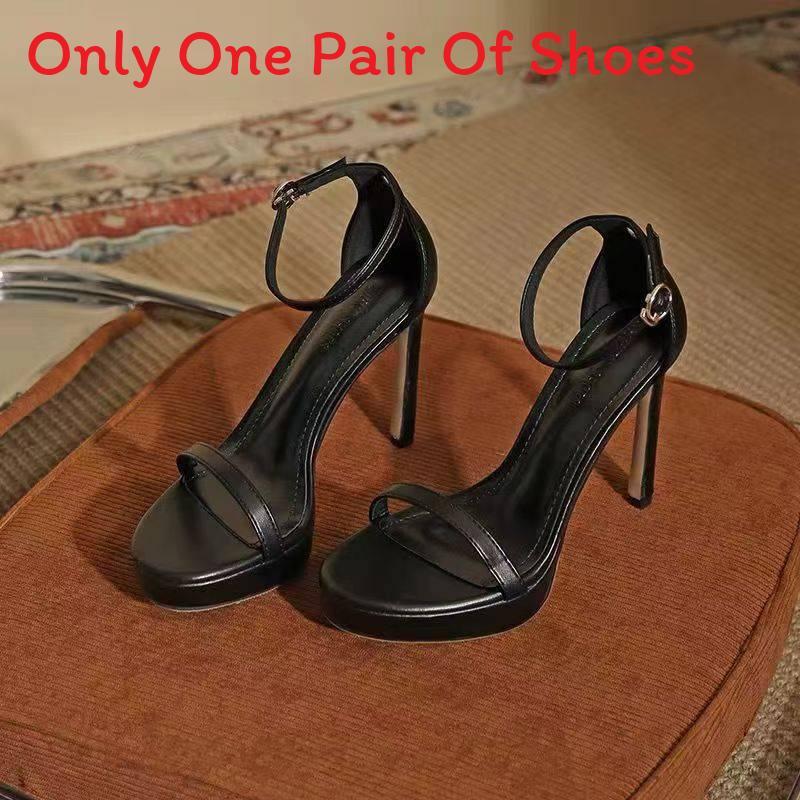 One Strap Sexy Sandals For Women With Pu Platform Block Heel For Summer