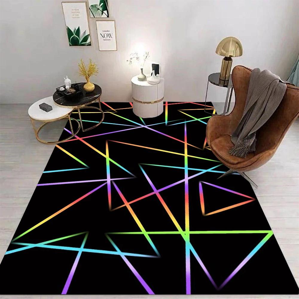 3D Vortex Illusion Area Rug Anti-Slip Floor Mat for Living Room Sofa Table Playroom Home Decor Large Carpet