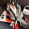 Luxury Brand Women Long Silk Scarves Shawl Lady Wrap Soft Female Europe Designer Beach Bandanna Foulard Muffler Pareo 180*90cm