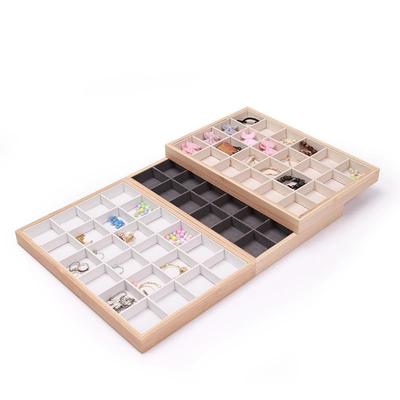 24 Grids Jewelry Tray Multipurpose Display Storage Trays Jewellery Organzier For Earring Ring Bracelet Necklace Hair Accessories