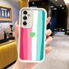 Phone Case for Samsung Galaxy A17 A16 A15 A14 A13 Rainbow Gradient Love Desgin A56 A36 A26 A55 A35 A25 A54 A34 A24 A53 A33 A23 A