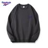Reebok New Women's Embroidery Round-neck Sweatshirt for Spring and Autumn Women's Hoodie