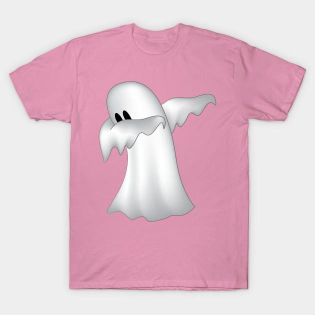 T Shirt Women Dabbing Ghost Halloween Shirt Spooky Ghost Dab Gif Harajuku Print Kawaii Tshirt Summer Short Sleeve Female T-Shirt Top Tee