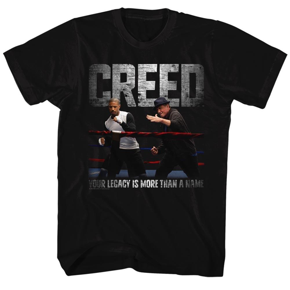 Creed Boxing Movie Adonis Creed Rocky Balboa In Ring Full Color Men T Shirt S