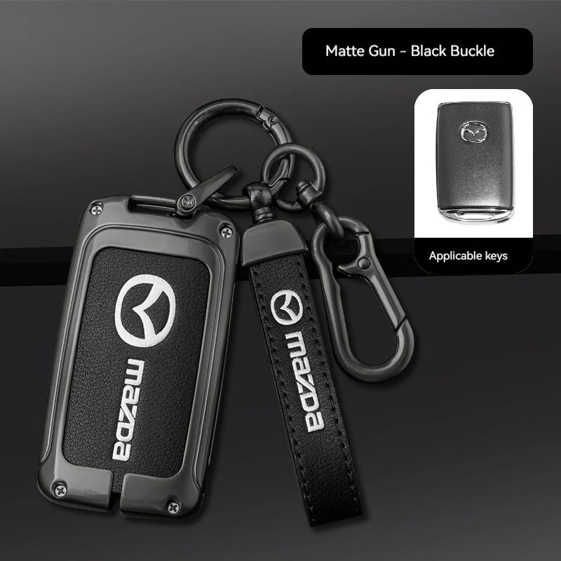 2025 Hot For Mazda Axela Atenza 3 2 6 CX3 CX5 CX30 CX8 CX9 MX5 RX7 RX8 SKYACTIV Zinc Alloy Car Key Holder Remote Protector Car K