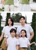 Custom Logo Family Matching Cotton Polo Shirts: Kids' T-Shirts for Class Uniforms, Parties, Summer Camp, Autumn Outings, and Cultural Events