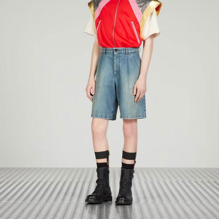 Gucci Casual Shorts Men's Blue Moderate 738670-XDCFV-4009