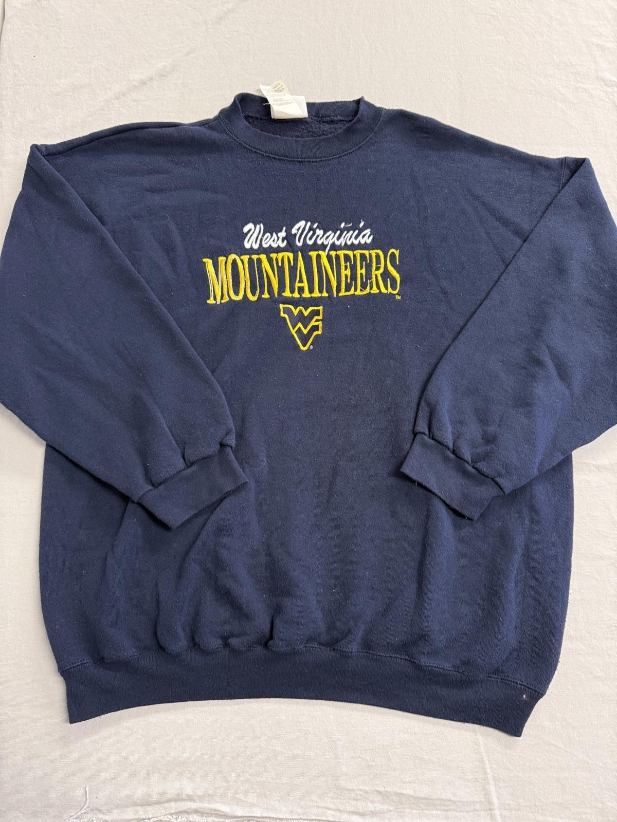 WVU Vintage West Virginia Mountaineers University Crewneck XL