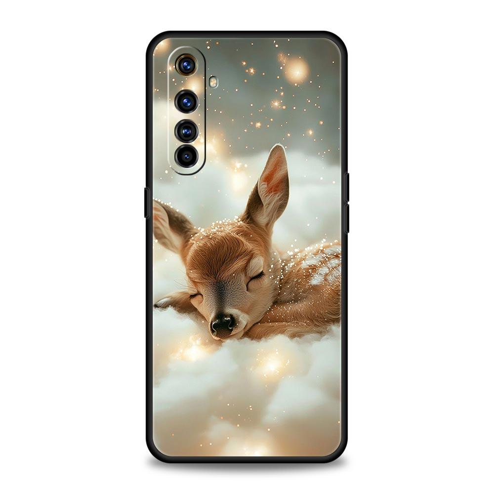 Deer Lichee Pattern Soft TPU For Realme 13 12 11 10 9 Pro Plus GT3 GT2 C21 C25 C35 C53 C55 C67 Pro 5G Phone Case Cover Funda Bag