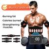 EMS Muscle Stimulator Abdominal Trainer Abs Toner Arm Belly Leg Exercise Workout Lose Weight Fat Burn Home Gym Fitness Equipment