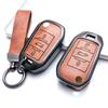 Zinc Alloy Leather Car Key Case Cover For Peugeot 208 308 T9 508 2008 For Citroen C4 For Opel Corsa Crossland X Auto Accessories