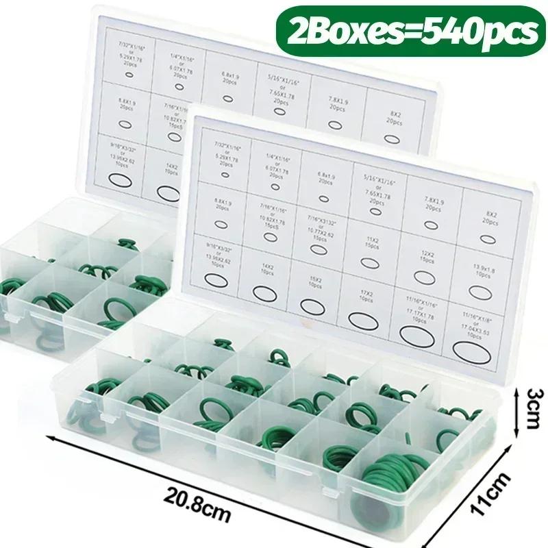 Elástico O-ring Juntas de borracha Anéis de vedação universais para ar condicionado Pressão de torneira Reparo de encanamento Kits de arruela sortidos