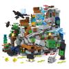 Minecraft Minifigure Set: Block Mechanism, Cave Light, Treehouse, Warhorse, Ocelot, Village Windmill Town