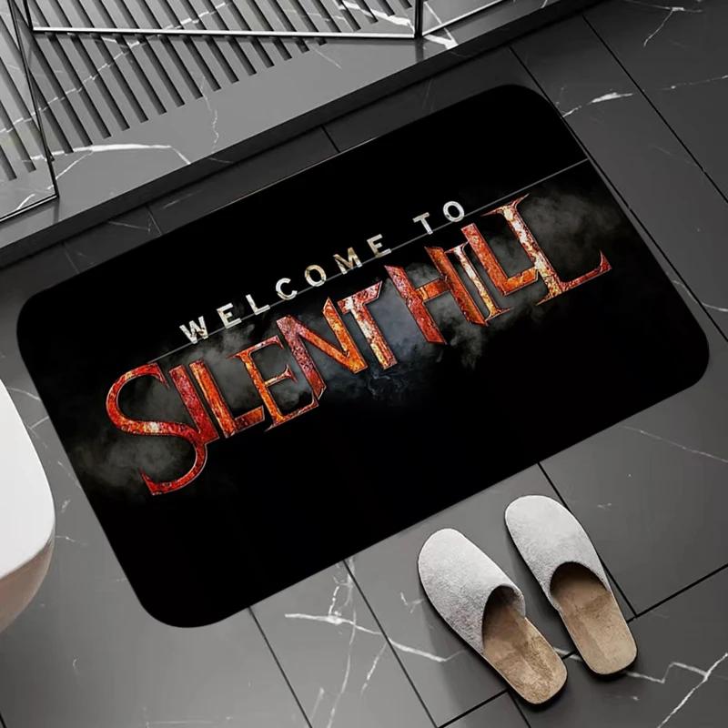 Long Corridor Carpet Welcome To Silent Hill Bedroom Mats Balcony Prayer Rug Absorbent Living Room Bath Carpets Entrance Door Mat