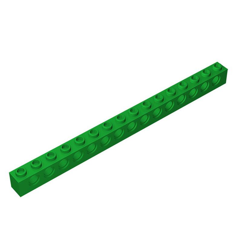 Non-Toxic 50G/9Pcs 3703 1X16 Perforated 15 Holes Building Blocks Moc Accessories Compatible With Brick Spare Parts Toy