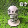 Cute Cartoon Skull Snail Sculpture Halloween Decoration Made Of Durable Resin Material