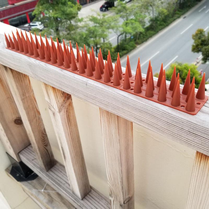 

Пластиковые шипы против лазания птиц и кошек 45 см: Прочная, долговечная защита забора в 3 секциях