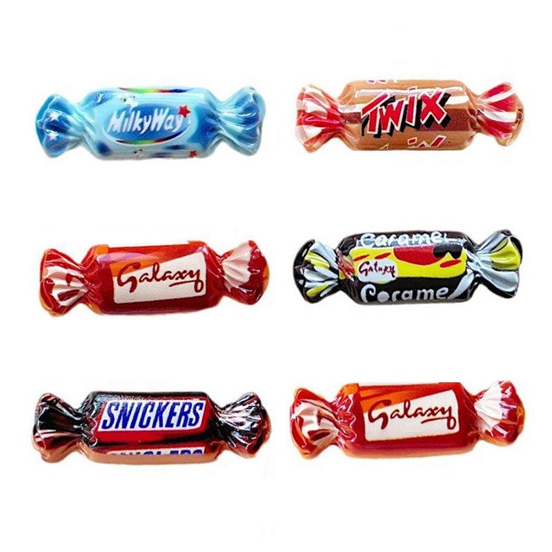 Resin Candy Food Simulation: DIY Jewelry, Phone Case, Crocs Patches, Hair Clips & Accessories.