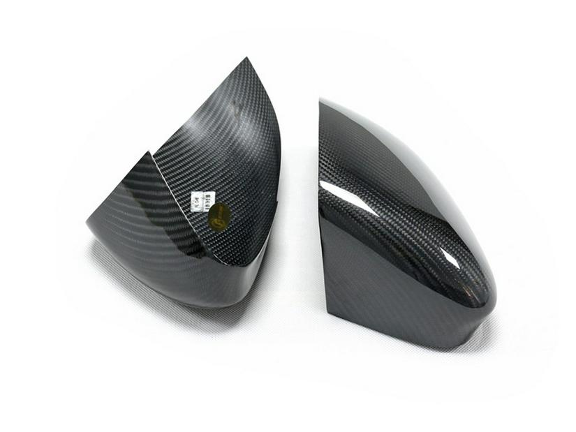 Dry Carbon Fiber Rearview Mirror Cover for Jaguar XE, XF, XEL, XFL, XJL, I-PACE