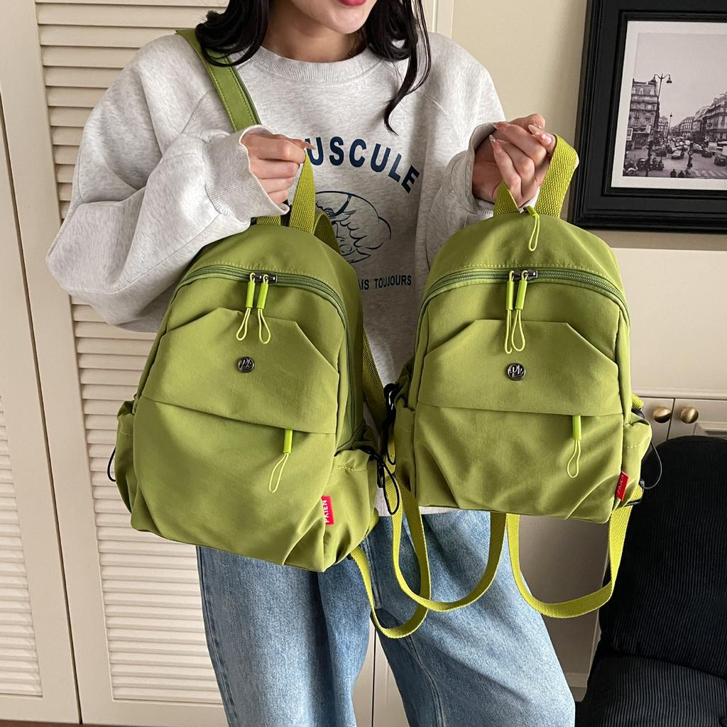 School Bag Summer Korean Version High Value Back Junior High School Students Casual Simple Versatile Light