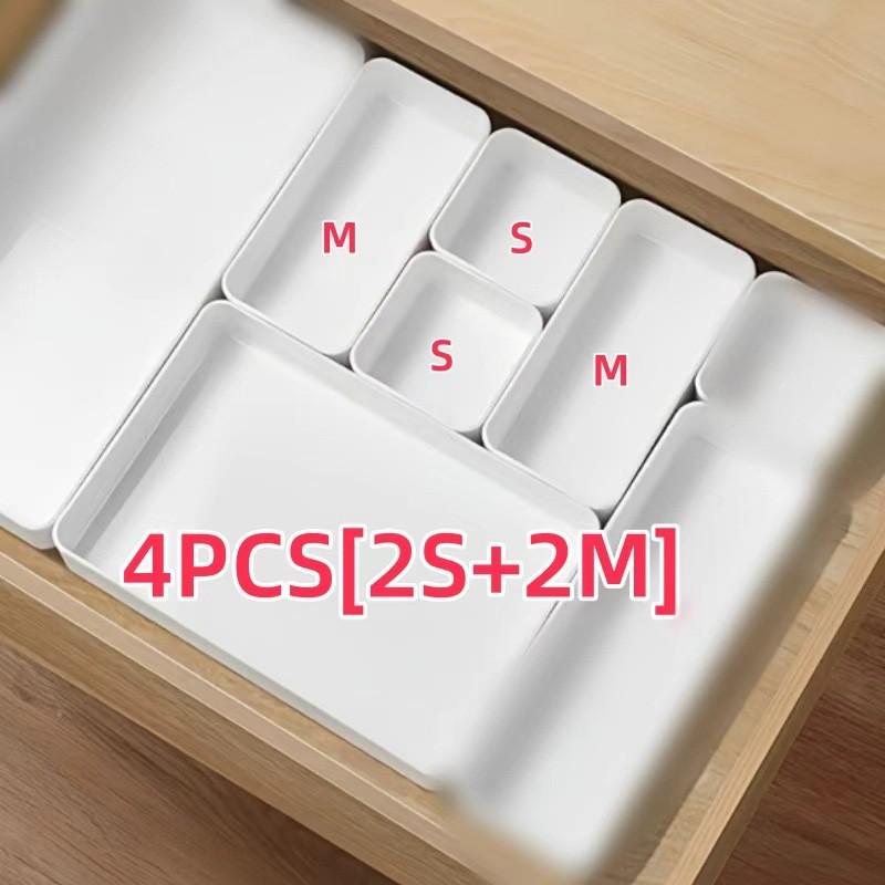Multi-Compartment Drawer Organizer for Desk and Cosmetics