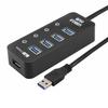 4-Port USB 3.0 Hub with Independent Switches and Quick Charge Port