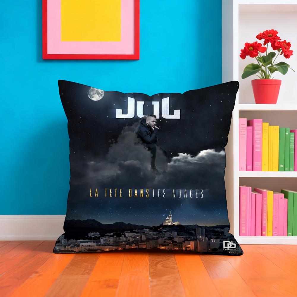 Fashion Jul The Machine Pillow Case Plush Fabric Soft DoubleSided Printed Sofa Warm Winter Home Gift Cushion Cover