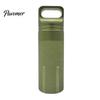 Portable Waterproof Pill Holder Bottle Aluminum Alloy Storage Jar Compact Sealed Size Container Case Emergency Tools