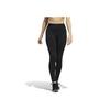 Adidas High Waist Solid Color Fitness Leggings Women Bottoms Black GR8040