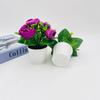Rose Synthetic Miniature Arrangement With Handmade Craft For Wedding Photography And
