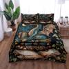 Dangerous Dragon Duvet Cover Set EU Single Double King US Twin Full Queen Size Bed Linen Set