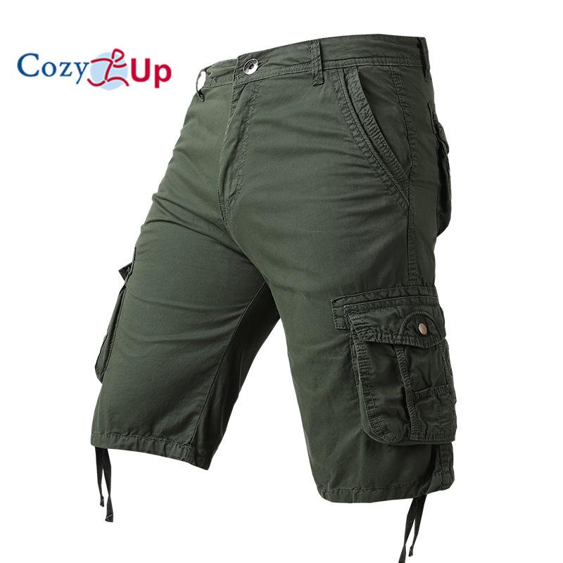 Cozy Up Cargo Shorts for menn Camo Cargo Shorts Avslappet passform Utendørs Cargo Shorts med flere lommer Bomull