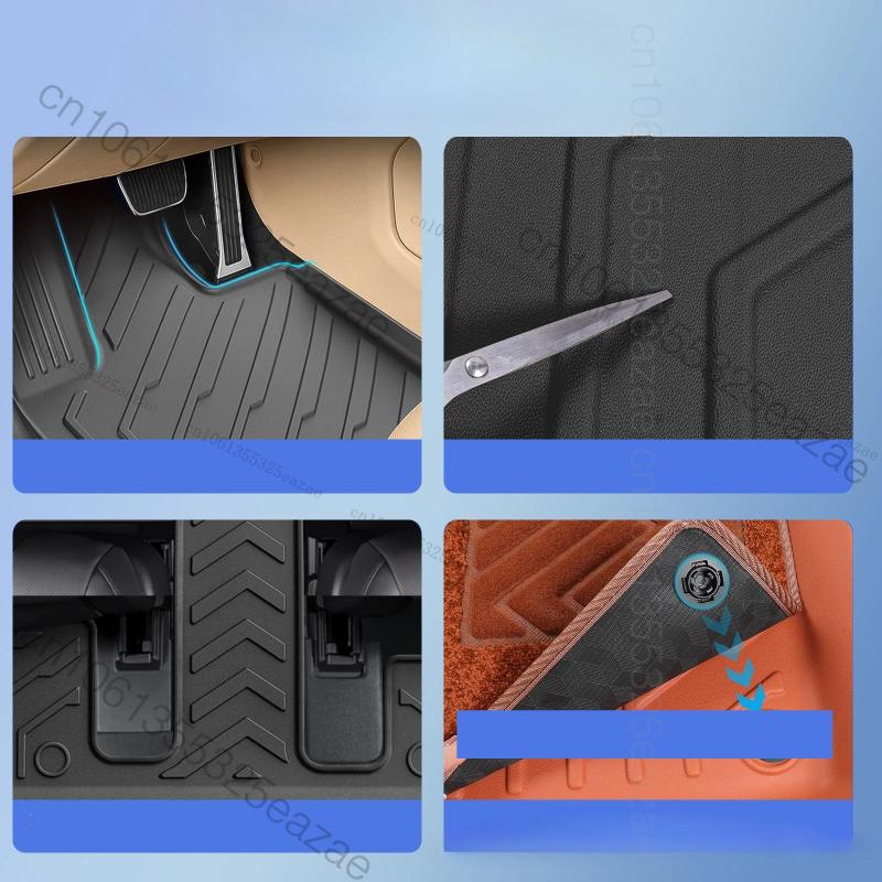 Set Waterproof Non-slip Fully Surrounded Special Foot Pad For BYD Seal U/Song Plus/Sealion 6 DM-i/EV 2026 2025~23 Floor Mats TPE