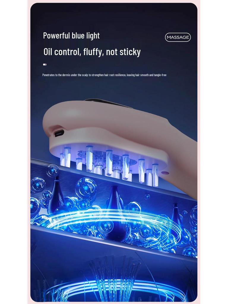 Electric Scalp Massage Comb & Hair Essence Applicator: Anti-Hair Loss & Hair Care Solution
