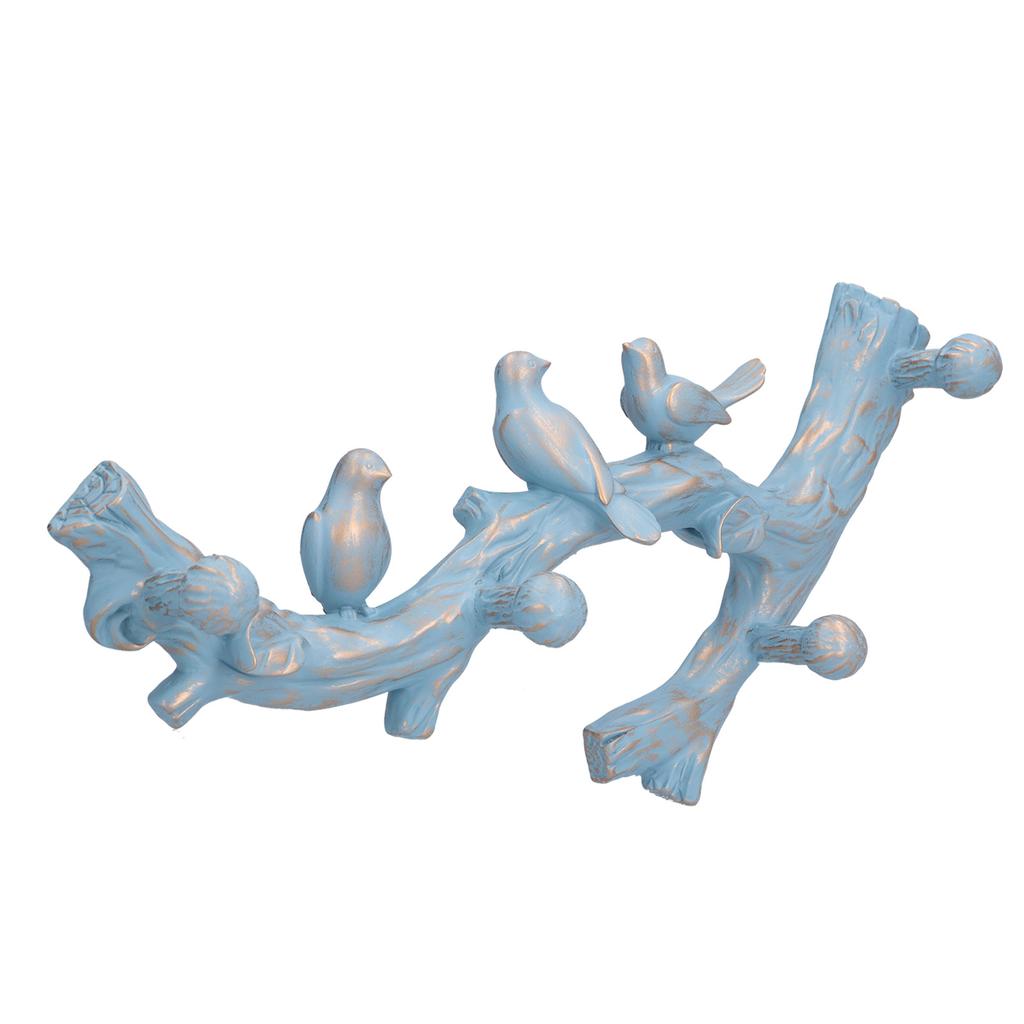 Wall Decoration Hooks Punch Free Innovative Art Waterproof Resin Bird Decoration Hook for Bedroom