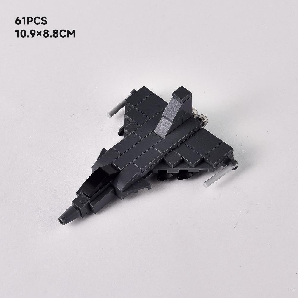 Military Fighter Building Block Air Plane Domestic Educational Assembly Toy Compatible Set
