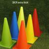 38cm Logo Bucket Square Bottom Training Cones - Thickened Football Obstacle Markers