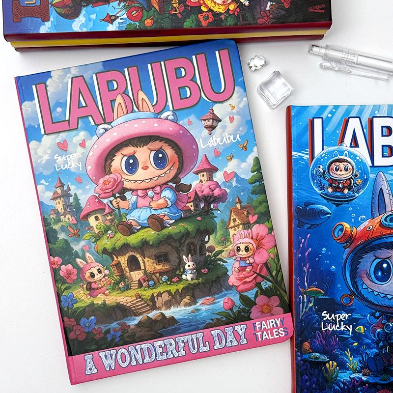 A5 Notebook High-value Cartoon Horizontal Line Book Cartoon Hand Account Book Student Super Thick Notepad