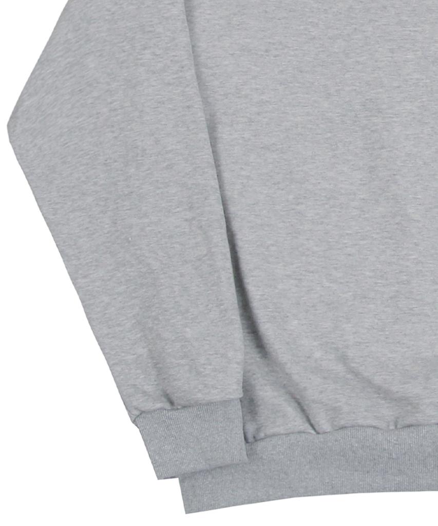 GRAVER [Unisex] Double Smile Embroidered Logo Sweatshirt_Gray