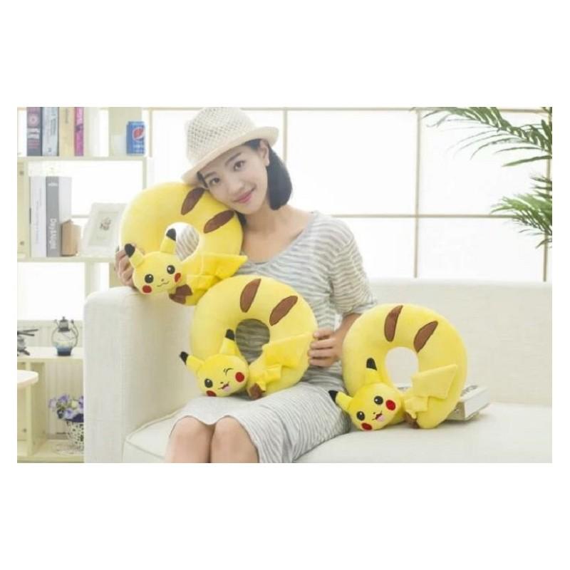 Pikachu U Shaped Neck Pillow For Travel And Rest With Logo Printing